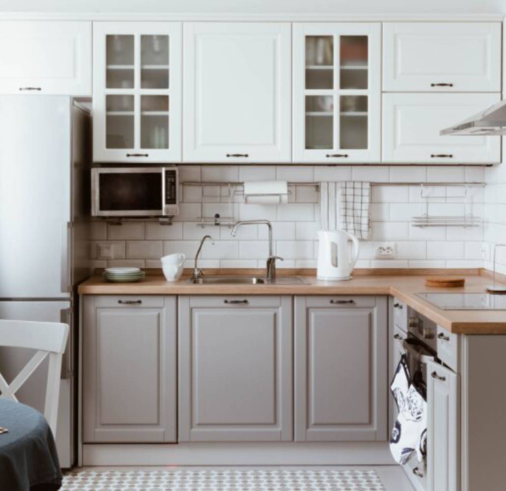 Cocina moderna ordenada
